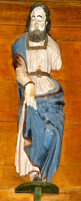 Statue de l'glise Notre-Dame de Berhet (Bretagne)