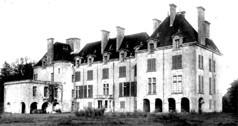 Château de Pont-Calleck de Berné (Bretagne).