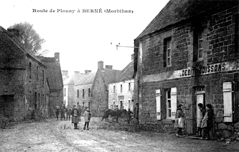 Ville de Berné (Bretagne).