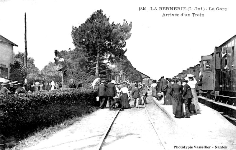Gare de La Bernerie-en-Retz (anciennement en Bretagne).