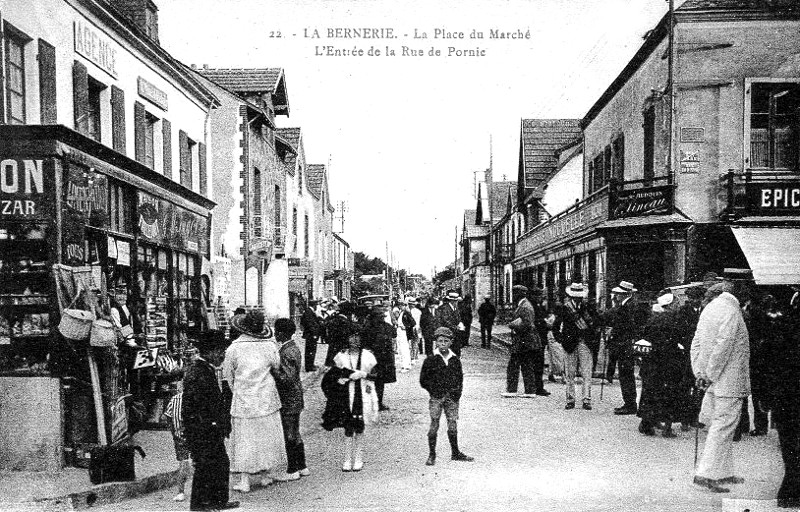 Ville de La Bernerie-en-Retz (anciennement en Bretagne).
