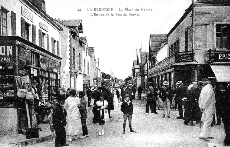 Ville de La Bernerie-en-Retz (anciennement en Bretagne).
