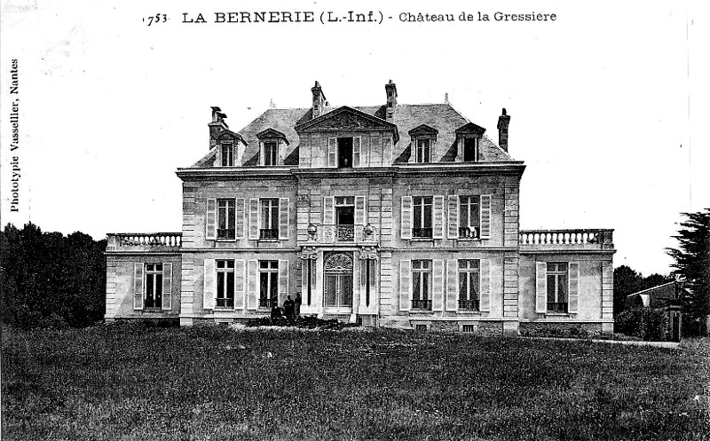 Château de la Gressière à La Bernerie-en-Retz (anciennement en Bretagne).