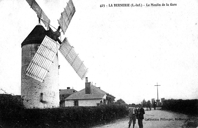 Moulin de La Bernerie-en-Retz (anciennement en Bretagne).