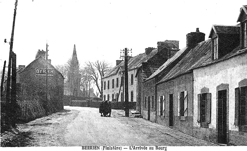 Ville de Berrien (Bretagne).