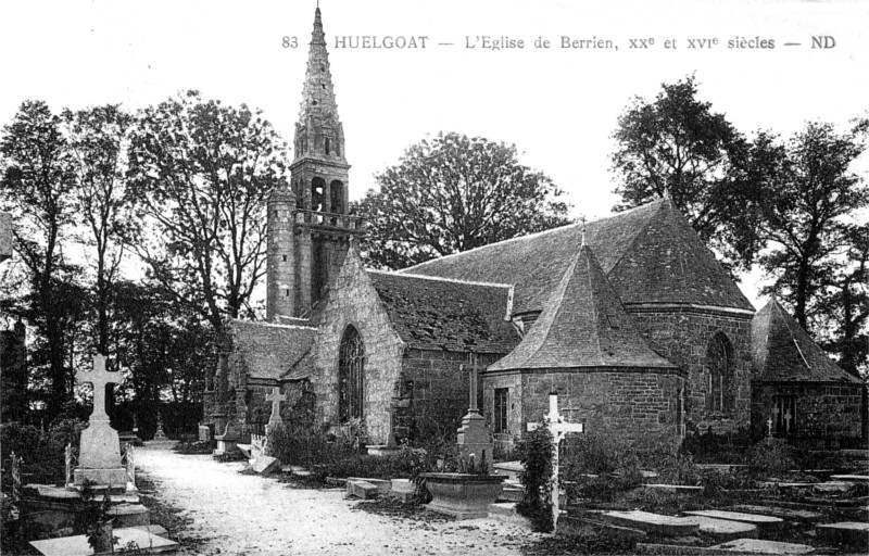 Eglise de Berrien (Bretagne).