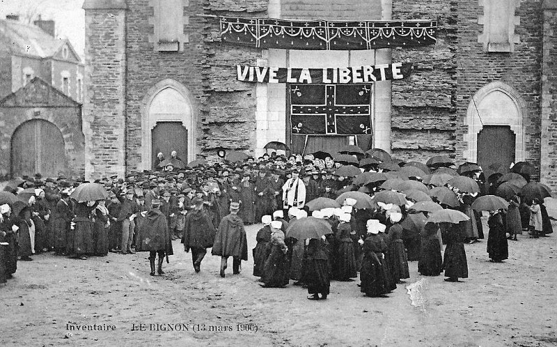 Ville de Bignon (Bretagne).