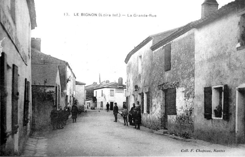 Ville de Bignon (Bretagne).