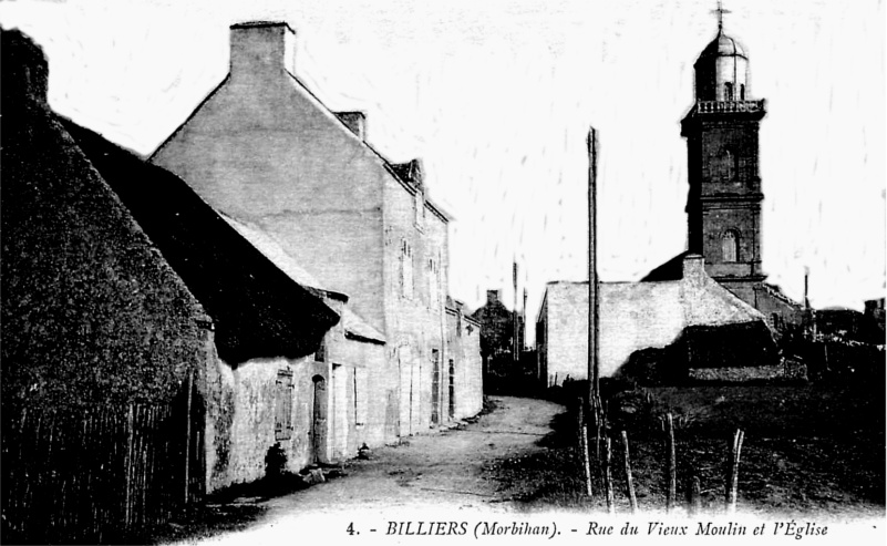 Ville de Billiers (Bretagne).