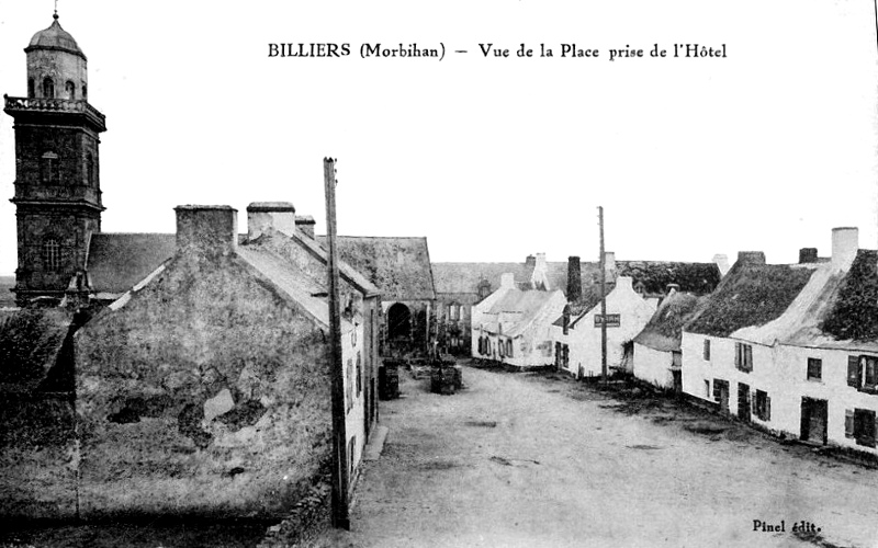 Ville de Billiers (Bretagne).