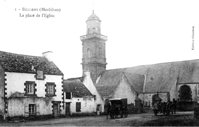 Ville de Billiers (Bretagne).