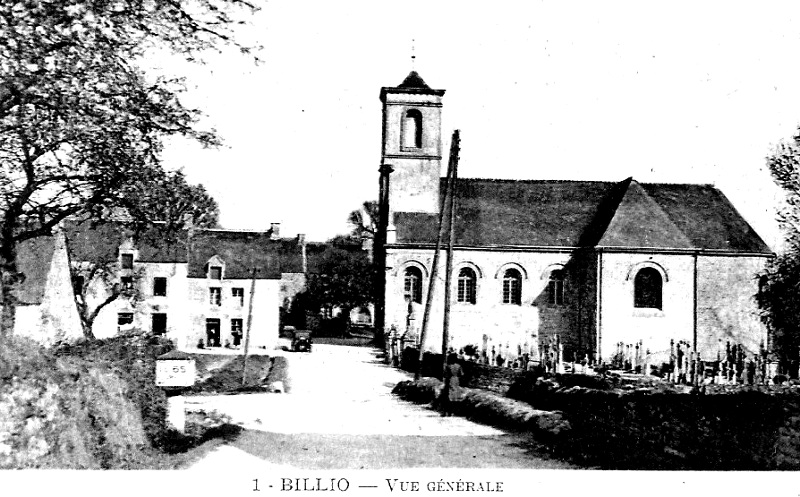 Ville de Billio (Bretagne).