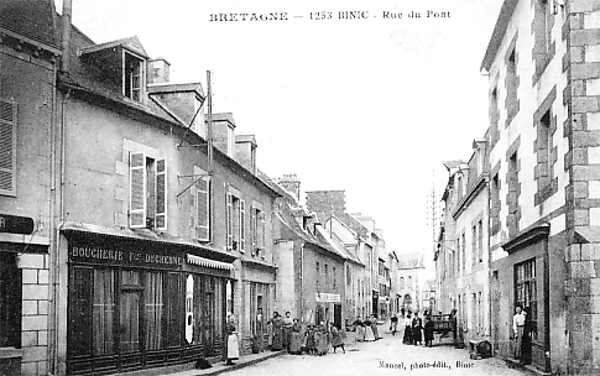 Ville de Binic (Bretagne).