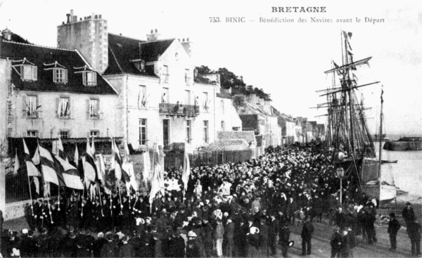 Ville de Binic (Bretagne).