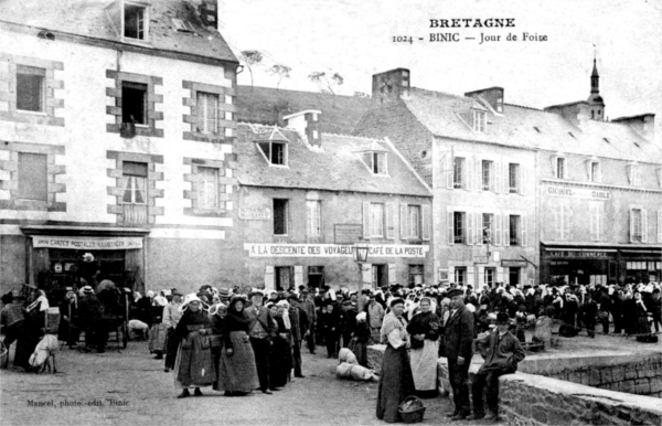 Ville de Binic (Bretagne).