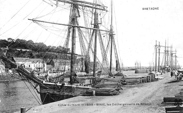 Port de Binic (Bretagne).