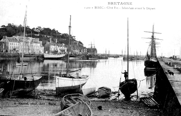 Port de Binic (Bretagne).