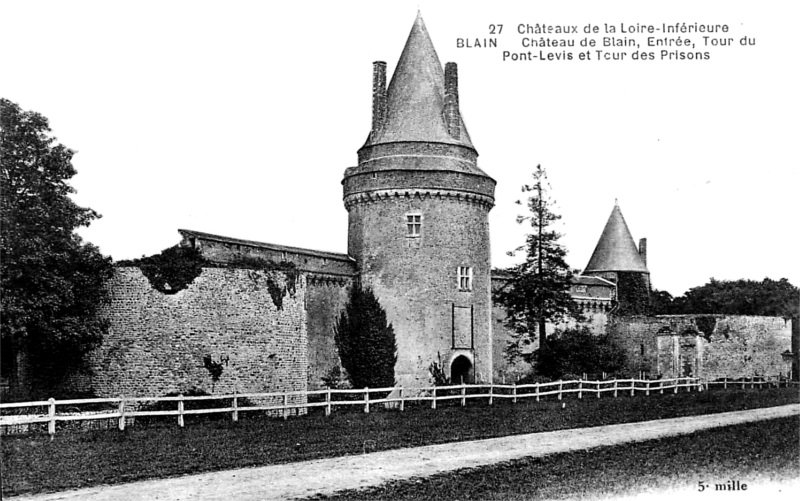 Château de Blain à Blain (anciennement en Bretagne).