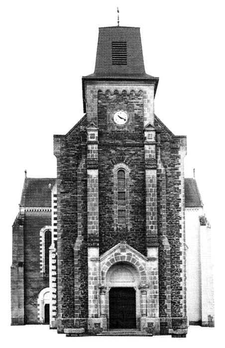 Eglise Saint-Emilien à Blain (anciennement en Bretagne).