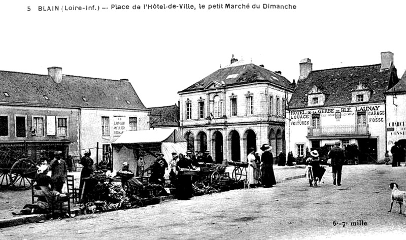 Ville de Blain (anciennement en Bretagne).