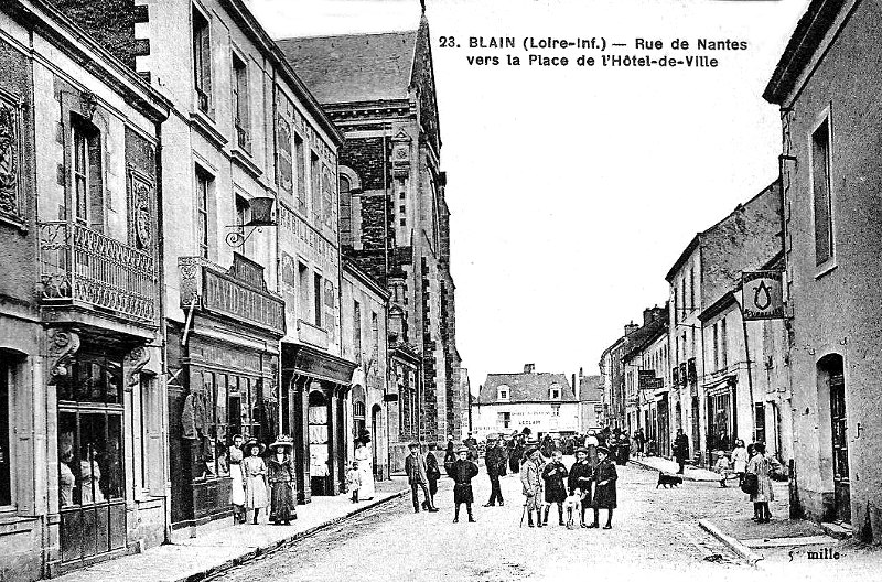 Ville de Blain (anciennement en Bretagne).