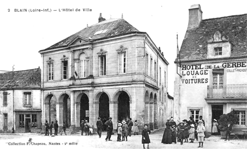 Ville de Blain (anciennement en Bretagne).