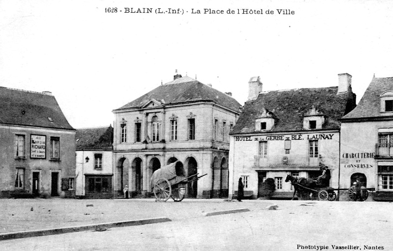 Ville de Blain (anciennement en Bretagne).