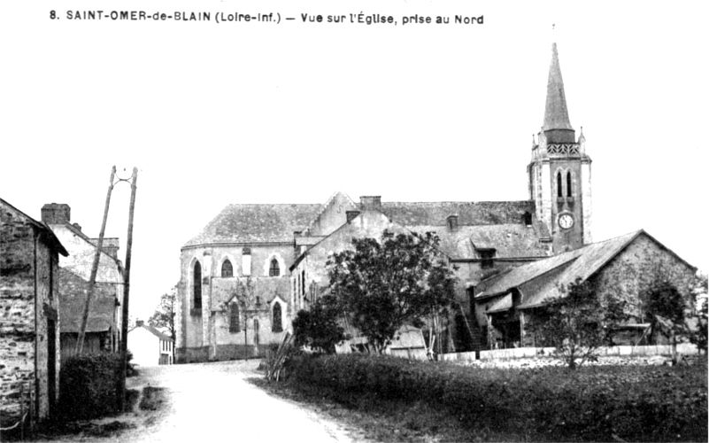Eglise Saint-Omer-de-Blain en Blain (anciennement en Bretagne).