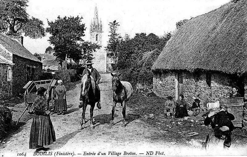 Ville de Bodilis (Bretagne).