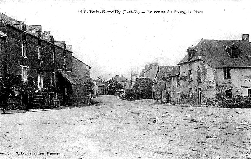 Ville de Boisgervilly (Bretagne).