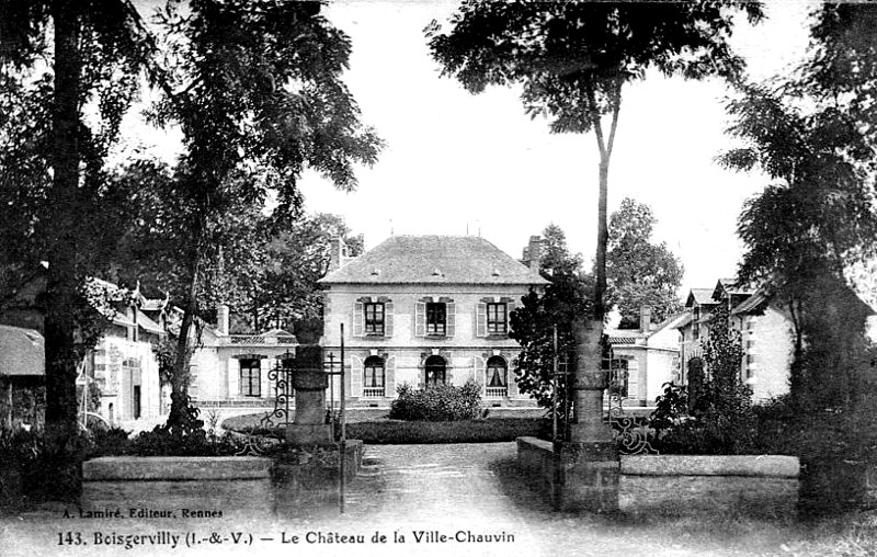 Manoir de la Ville-Chauvin  Boisgervilly (Bretagne).