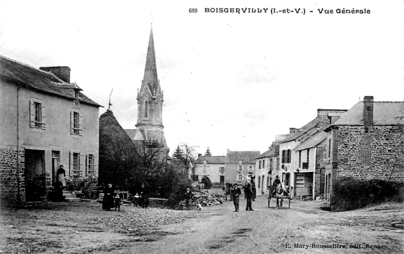 Ville de Boisgervilly (Bretagne).