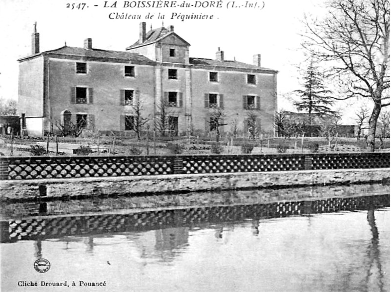 Chteau de la Pquinire  La Boissire-du-Dor (Bretagne).