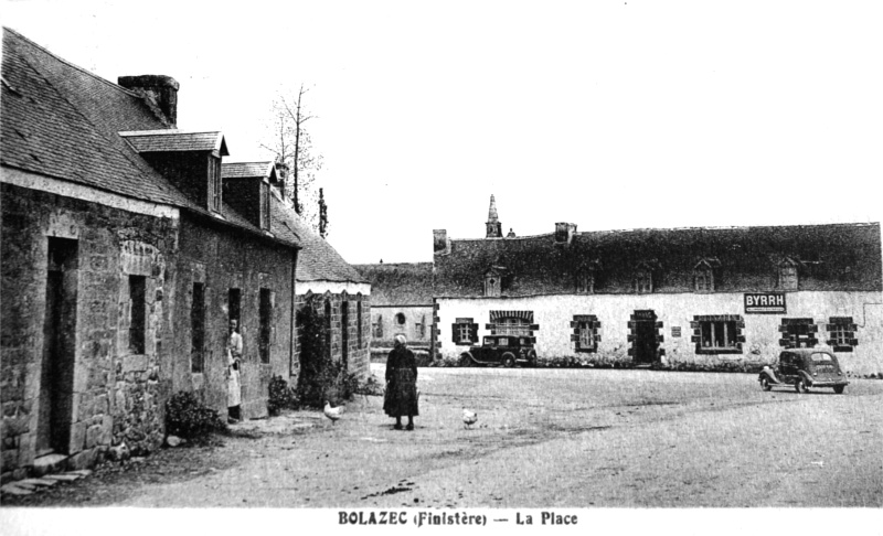 Ville de Bolazec (Bretagne).