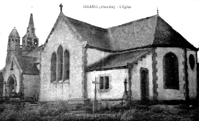 Eglise de Bolazec (Bretagne).