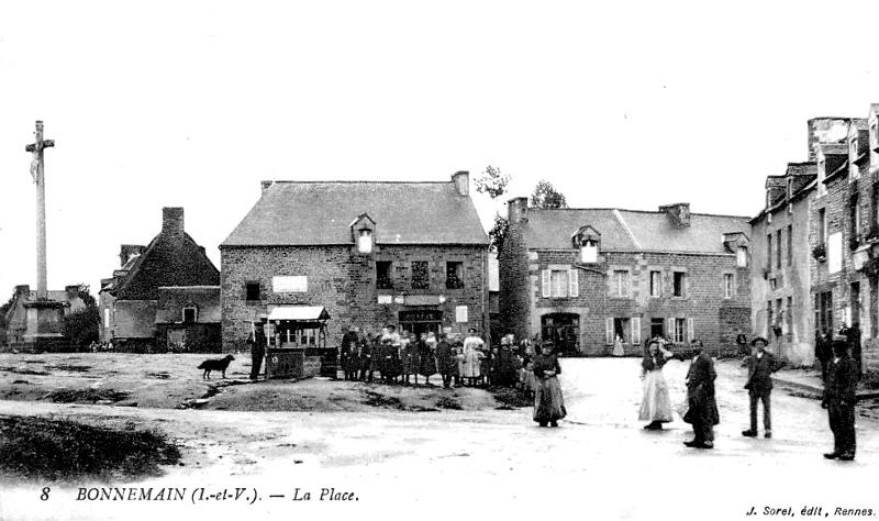 Ville de Bonnemain (Bretagne).