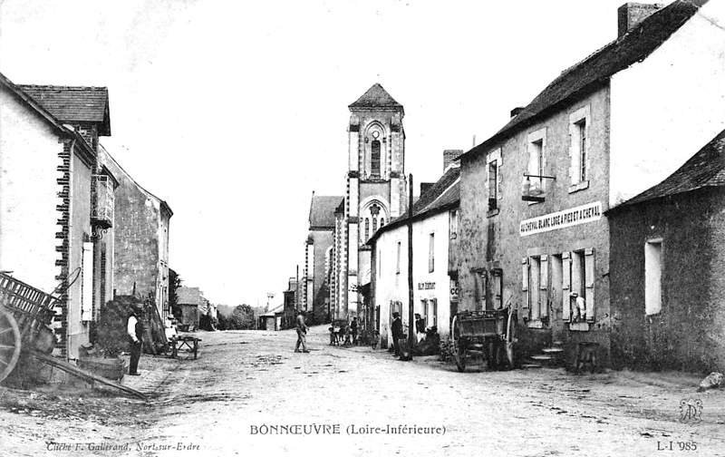 Ville de Bonnoeuve (anciennement en Bretagne).