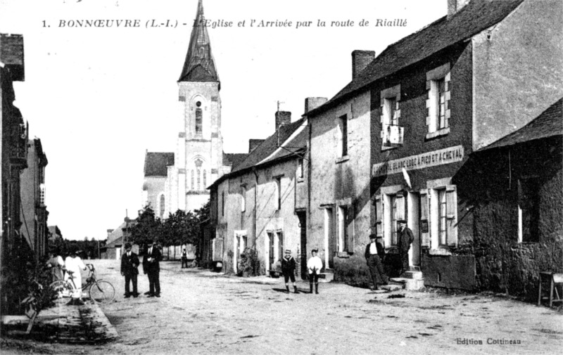 Ville de Bonnoeuve (anciennement en Bretagne).