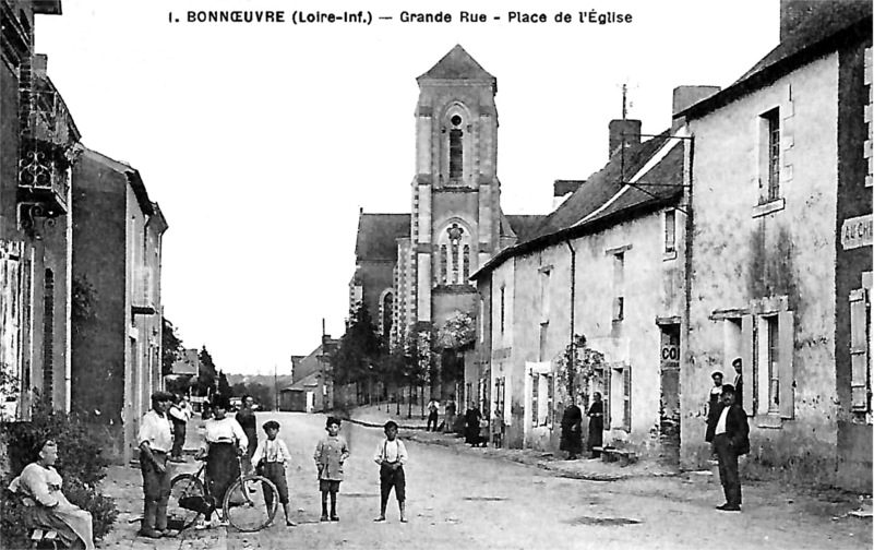 Ville de Bonnoeuve (anciennement en Bretagne).