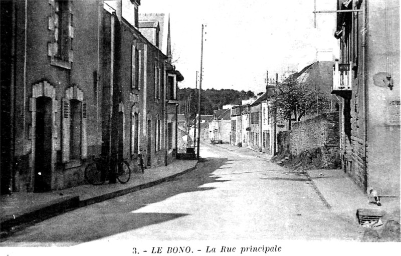 Ville du Bono (Bretagne).