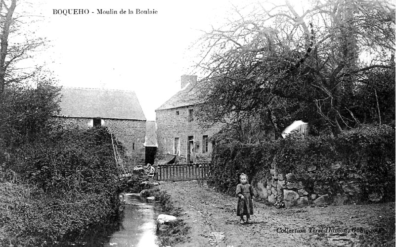 Moulin de la Ville de Boqueho (Bretagne).