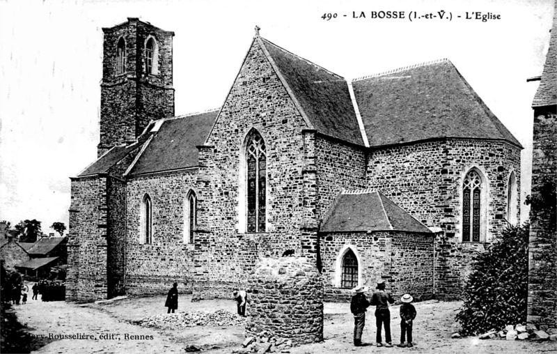 Eglise de La Bosse-de-Bretagne (Bretagne).