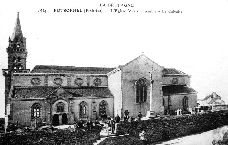 Eglise de Botsorhel (Bretagne).