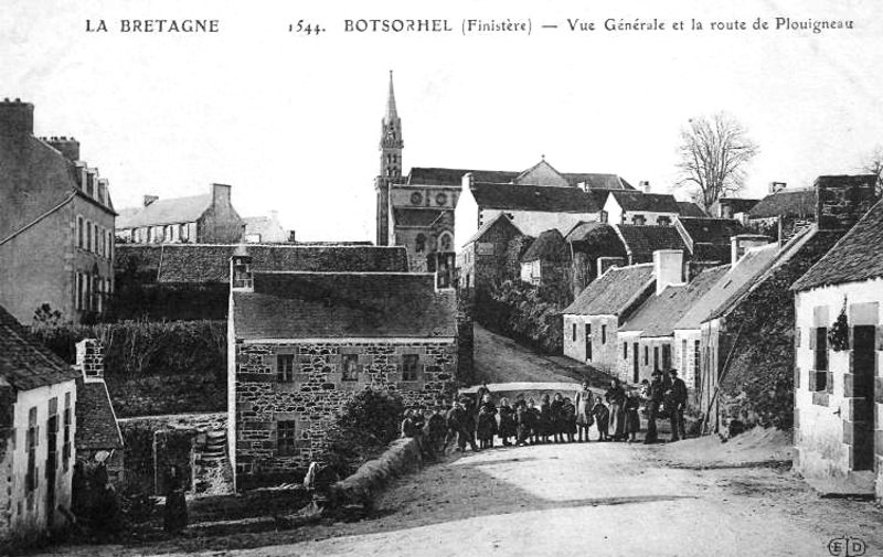 Ville de Botsorhel (Bretagne).