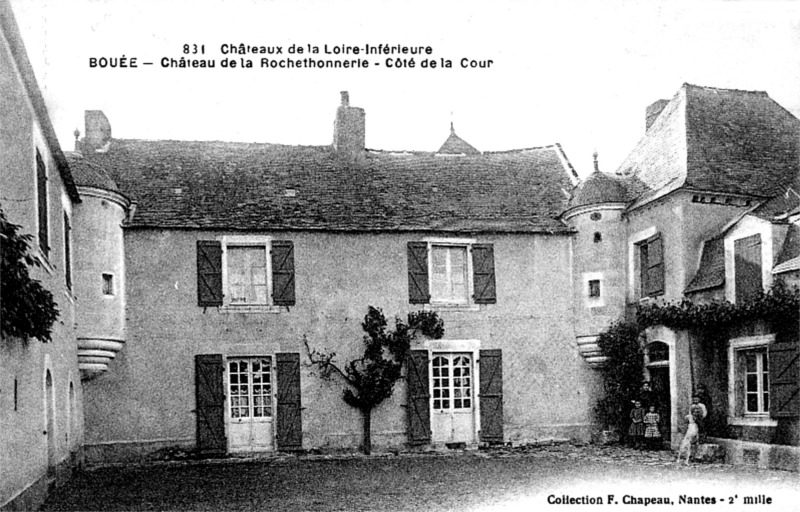 Château de la Rochethonnerie à Bouée (anciennement en Bretagne).