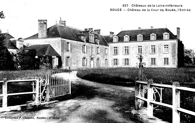 Château de la Cour-de-Bouée à Bouée (anciennement en Bretagne).