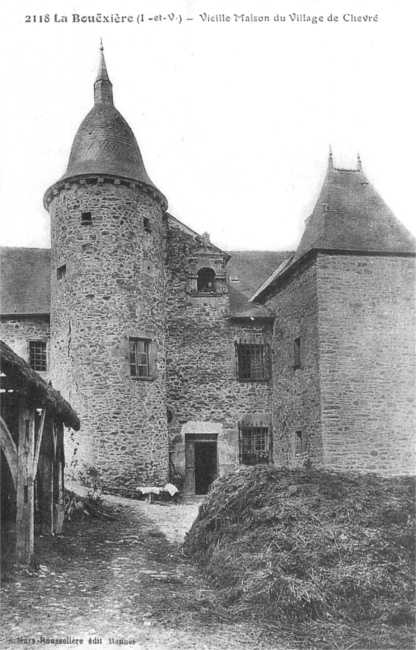 Une maison de Chevr  la Bouexire (Bretagne).