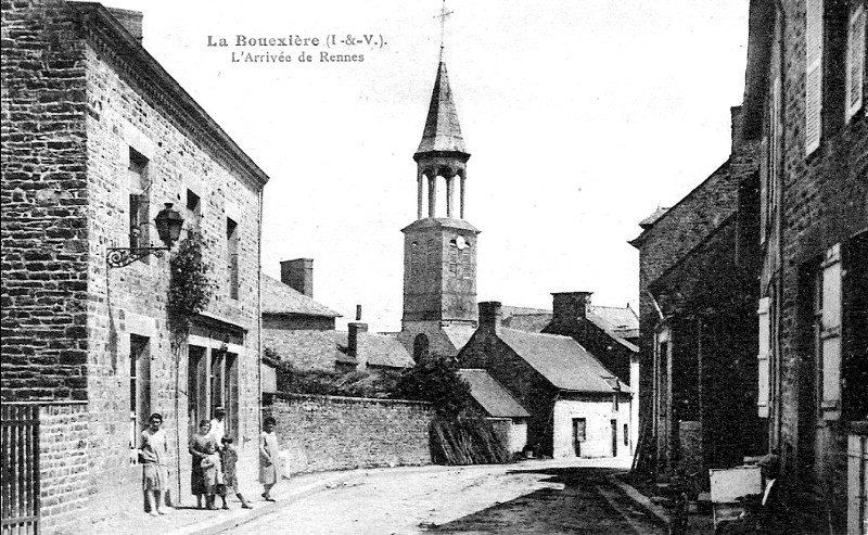 Ville de La Bouexière (Bretagne).