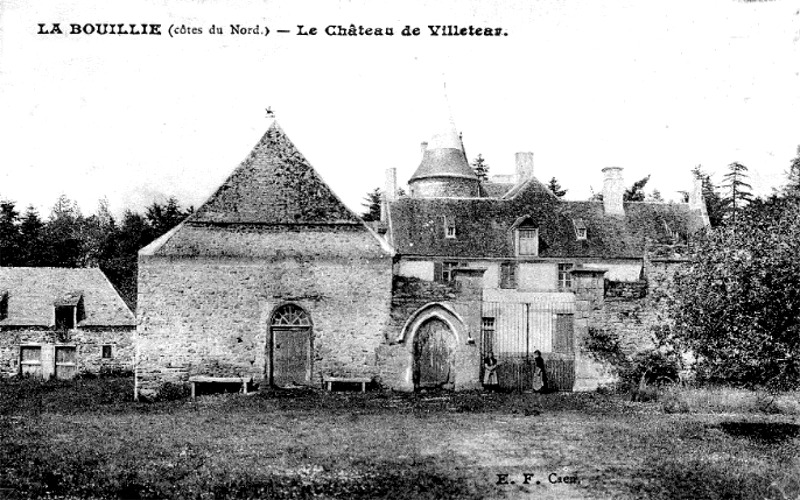 Ville de la Bouillie (Bretagne) : le château.