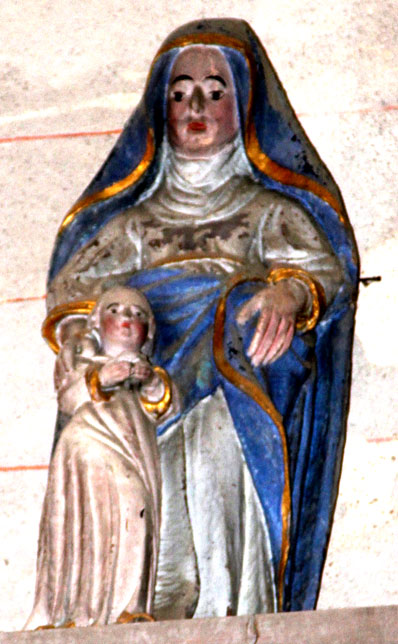 Statue de l'glise Saint-Briac de Bourbriac (Bretagne)